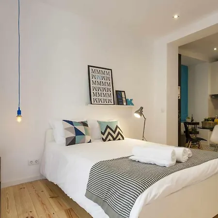 Blue - Modern Studio Baixa Chiado Ar Condicionado Лиссабон