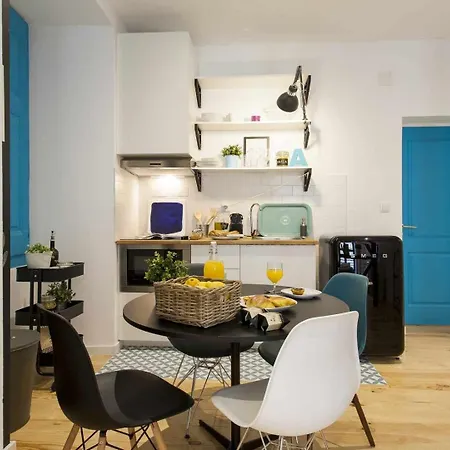 アパート Blue Design Estudio Ar Condicionado Baixa-chiado リスボン